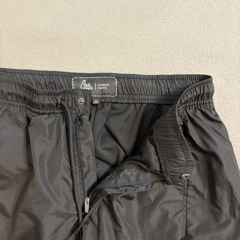 Pali Roots Hurriya Pants Black Graphic Print Nylon Blend Track Pants Medium - Picture 4 of 11
